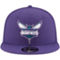 New Era Men's Purple Charlotte Hornets Official Team Color 9FIFTY Snapback Hat - Image 3 of 4