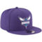 New Era Men's Purple Charlotte Hornets Official Team Color 9FIFTY Snapback Hat - Image 4 of 4