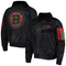 Starter Men's x Ty Mopkins Black Boston Bruins Black History Month Varsity Full-Zip Jacket - Image 1 of 4