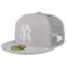 New Era Men's Gray New York Yankees 2023 On-Field Batting Practice 59FIFTY Fitted Hat - Image 1 of 4