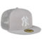 New Era Men's Gray New York Yankees 2023 On-Field Batting Practice 59FIFTY Fitted Hat - Image 4 of 4