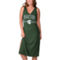 G-III 4Her by Carl Banks Women's Green Michigan State Spartans Training V-Neck Maxi Dress - Image 1 of 3
