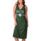 G-III 4Her by Carl Banks Women's Green Michigan State Spartans Training V-Neck Maxi Dress - Image 2 of 3