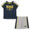 Colosseum Infant Navy/Heather Gray Michigan Wolverines Norman T-Shirt & Shorts Set - Image 1 of 3