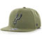 '47 Men's Olive San Antonio Spurs Ballpark Camo Captain Snapback Hat - Image 1 of 4