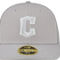 New Era Men's Gray Cleveland Guardians 2023 On-Field Batting Practice Low 59FIFTY Fitted Hat - Image 3 of 4