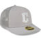 New Era Men's Gray Cleveland Guardians 2023 On-Field Batting Practice Low 59FIFTY Fitted Hat - Image 4 of 4
