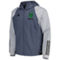 adidas Men's Charcoal Austin FC All-Weather Raglan Hoodie Full-Zip Jacket - Image 3 of 4