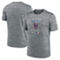 Nike Men's Anthracite New York Mets Authentic Collection Velocity Practice Performance T-Shirt - Image 1 of 4