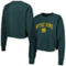 League Collegiate Wear Women's Green Notre Dame Fighting Irish Classic Campus Corded Timber Sweatshirt - Image 1 of 4