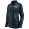 Antigua Women's Denim Chicago Blackhawks Outlook Long Sleeve Button-Up Shirt - Image 1 of 4