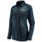 Antigua Women's Denim Chicago Blackhawks Outlook Long Sleeve Button-Up Shirt - Image 3 of 4