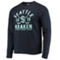 '47 Men's Heathered Deep Sea Blue Seattle Kraken Club Long Sleeve T-Shirt - Image 3 of 4