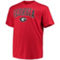 Champion Men's Red Georgia Bulldogs Big & Tall Arch Over Wordmark T-Shirt - Image 3 of 4