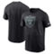 Nike Men's Black Las Vegas Raiders RFLCTV T-Shirt - Image 2 of 4