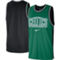 Nike Men's Kelly Green/Black Boston Celtics Courtside Versus Force Split DNA Performance Mesh Tank Top - Image 1 of 4