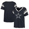 '47 Women's Navy Dallas Cowboys Phoenix V-Neck T-Shirt - Image 1 of 4