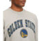 Tommy Jeans Men's Gray Golden State Warriors James Patch Pullover Sweatshirt - Image 4 of 4