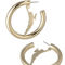 BaubleBar Women's Gold WNBA Logowoman Hoop Earrings - Image 1 of 2