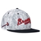 Fanatics Branded Men's Black/White Atlanta Braves Smoke Dye Fitted Hat - Image 4 of 4