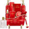 Lovery Luxe 11pc Red Rose Bath and Body Set with Perfume Jade Roller Gua Sha & More - Image 1 of 5