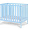 Suite Bebe Palmer Mini Crib Baby Blue with Mattress pad - Image 3 of 5