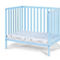 Suite Bebe Palmer Mini Crib Baby Blue with Mattress pad - Image 4 of 5