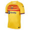 Nike Men's Yellow Barcelona 2022/23 Fourth Breathe Stadium Replica Jersey - Image 3 of 4