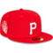 New Era Men's Red Pittsburgh Pirates Sidepatch 59FIFTY Fitted Hat - Image 1 of 4
