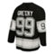 Mitchell & Ness Men's Wayne Gretzky Black Los Angeles Kings 1992/93 Captain Patch Blue Line Player Jersey - Image 4 of 4
