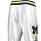 Mitchell & Ness Men's White Michigan Wolverines 1991 Shorts - Image 4 of 4