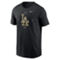 Nike Men's Black Los Angeles Dodgers Camo Logo T-Shirt - Image 3 of 4