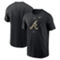 Nike Men's Black Atlanta Braves Camo Logo T-Shirt - Image 1 of 4