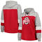 Profile Women's Scarlet Ohio State Buckeyes Plus Size Color-Block Pullover Hoodie - Image 1 of 4