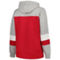Profile Women's Scarlet Ohio State Buckeyes Plus Size Color-Block Pullover Hoodie - Image 4 of 4