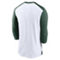 Nike Men's White/Green Green Bay Packers Rewind 3/4-Sleeve T-Shirt - Image 4 of 4