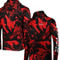 Columbia Men's Black/Red Georgia Bulldogs Super Terminal Tackle Omni-Shade Raglan Long Sleeve Hoodie T-Shirt - Image 2 of 4