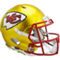 Riddell Kansas City Chiefs Unsigned Riddell FLASH Alternate Revolution Speed Authentic Football Helmet - Image 1 of 2
