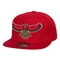Mitchell & Ness Men's Red Atlanta Hawks Hardwood Classics MVP Team Ground 2.0 Fitted Hat - Image 1 of 3