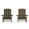 Flash Furniture 2 Pk Poly Resin Adirondack Chair - Image 5 of 5