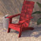 Flash Furniture 4 Pack Modern 4 Slat Back Adirondack Chairs - Image 2 of 5