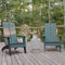 Flash Furniture 2 Pack Modern 2 Slat Back Adirondack Chairs - Image 1 of 5
