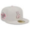 New Era Men's Khaki Los Angeles Dodgers 2023 Mother's Day On-Field 59FIFTY Fitted Hat - Image 1 of 4