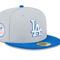 New Era Men's Gray/Blue Los Angeles Dodgers Dolphin 59FIFTY Fitted Hat - Image 1 of 4