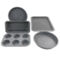 Oster 6 Piece Carbon Steel Non Stick Bakeware Set in Greystone - Image 1 of 5