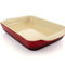 Crock Pot Artisan 5.6 Quart Stoneware Bake Pan in Red - Image 1 of 5
