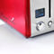 MegaChef 4 Slice Toaster in Stainless Steel Red - Image 2 of 5