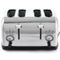 MegaChef 4 Slice Wide Slot Toaster with Variable Browning in Silver - Image 2 of 5