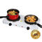 MegaChef Electric Easily Portable Ultra Lightweight Dual Burner Cooktop Buffet R - Image 1 of 5