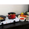 MegaChef Electric Easily Portable Ultra Lightweight Dual Burner Cooktop Buffet R - Image 2 of 5